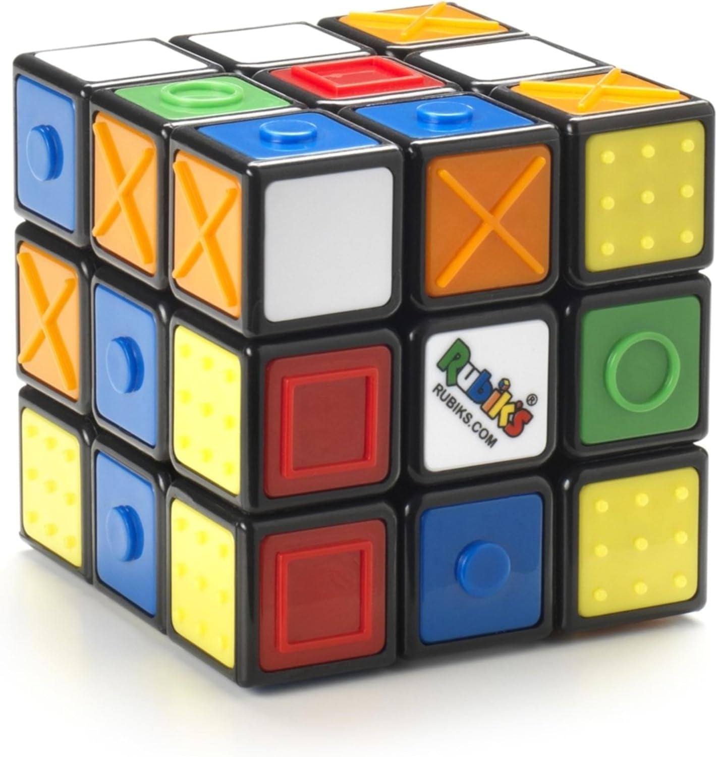 Rubik's Phantom 3x3 Cube - Advanced Technology 3D Puzzle for Stress Relief and Fidgeting Ages 8+
