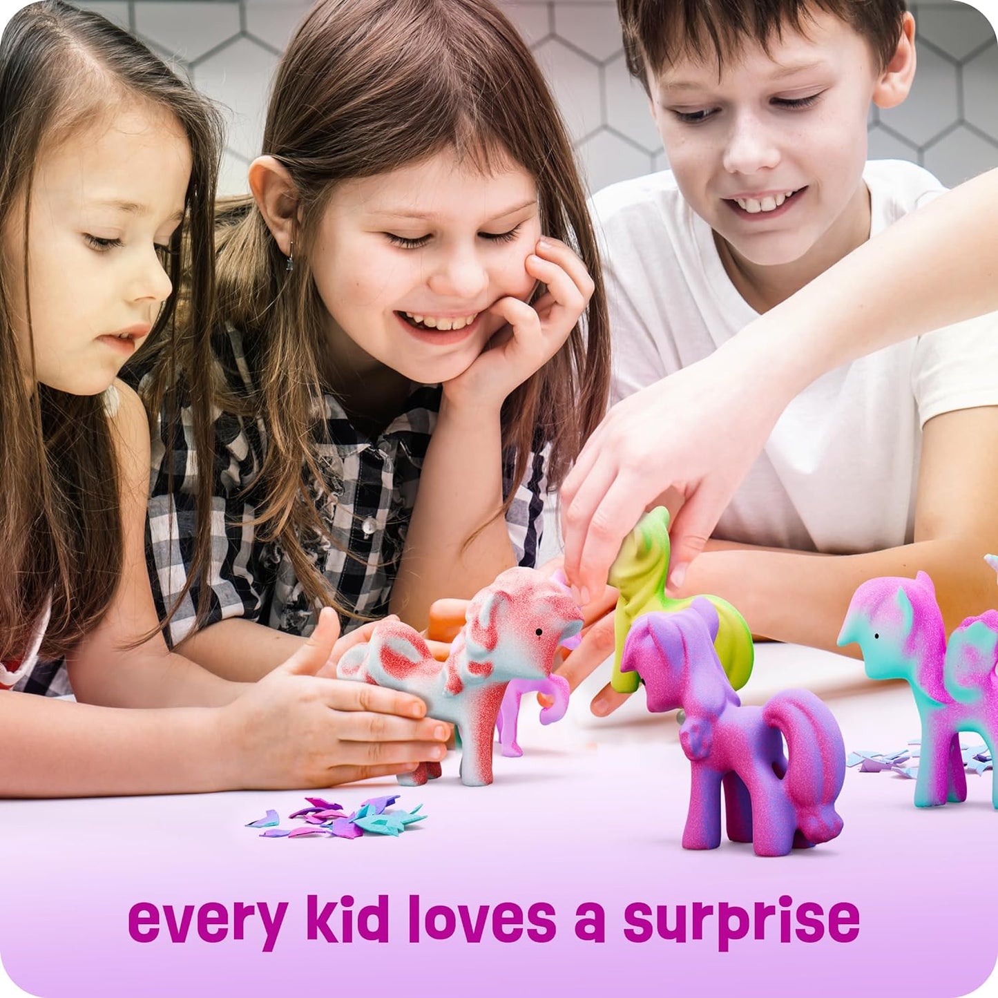 Unicorn Hatching Surprise Eggs for Kids - 6 Pack - Grows 600% - Unicorn Toys Age 3+