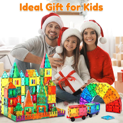 Magnetic Building Blocks Set - 100 Pieces Educational Toys for Toddlers and Kids Ages 3+, Learning and Creative Play