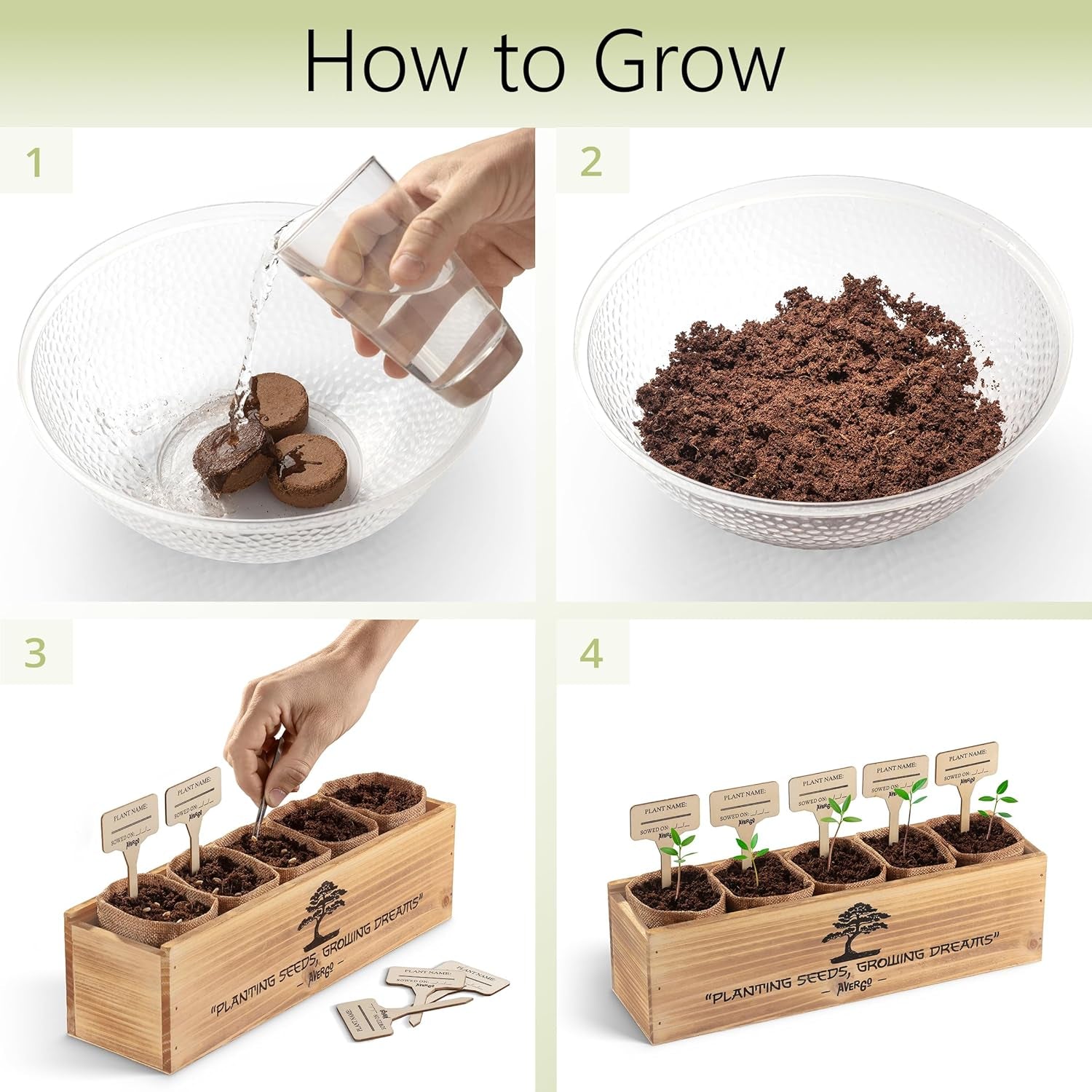 Bonsai Tree Kit – 5X Unique Japanese Bonzai Trees | Complete Indoor Bonsai Starter Kit for Growing Bonsai Plants with Tools & Planters – Gardening Gifts for Women & Men