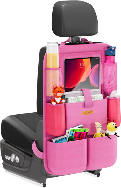Premium Backseat Car Organizer with Tablet Holder and Multiple Storage Pockets for Kids