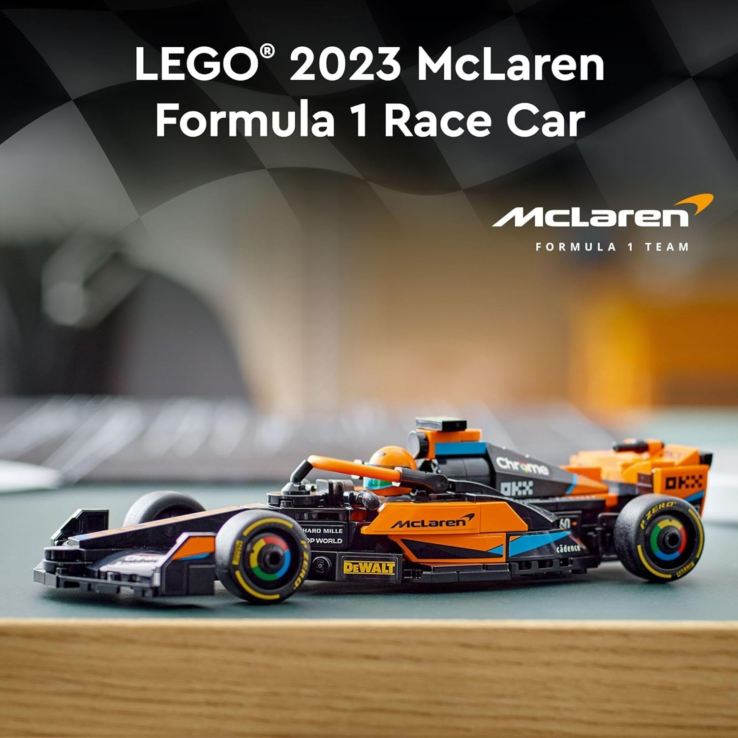 Speed Champions 2023 McLaren Formula 1 Race Car Building Set for Play and Display, Ideal Gift for Kids Ages 9 and Up, Model Number 76919