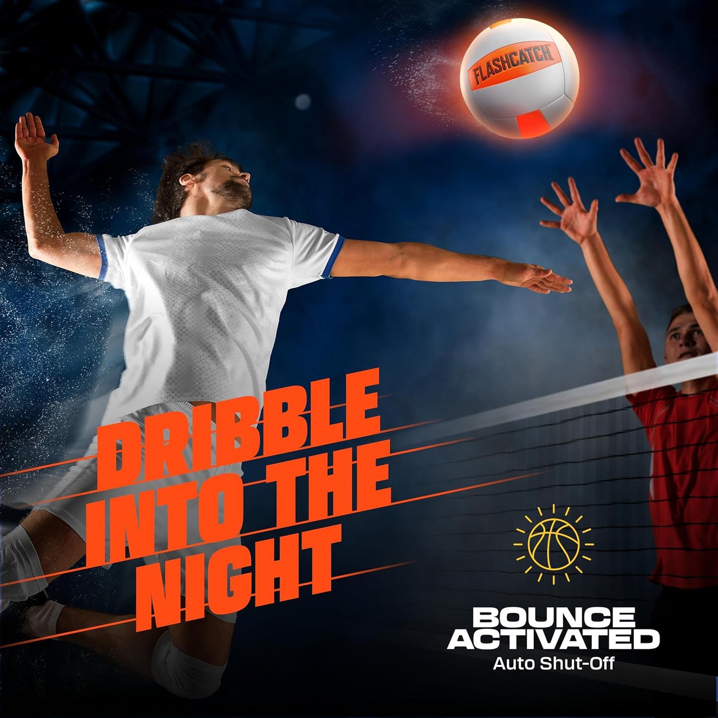Illuminated Glow-in-the-Dark Volleyball - Premium Sports Accessory for Girls Ages 8-15 - Ideal Gift for Kids and Teens - Perfect for Outdoor and Beach Activities