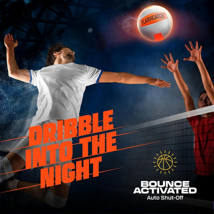 Illuminated Glow-in-the-Dark Volleyball - Premium Sports Accessory for Girls Ages 8-15 - Ideal Gift for Kids and Teens - Perfect for Outdoor and Beach Activities