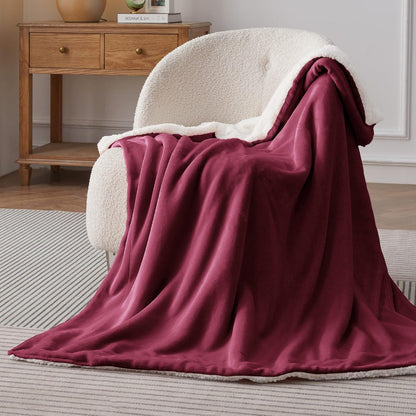 Throw Blanket - Luxurious Soft and Warm Sofa Blanket, Grey, 50x60 Inches