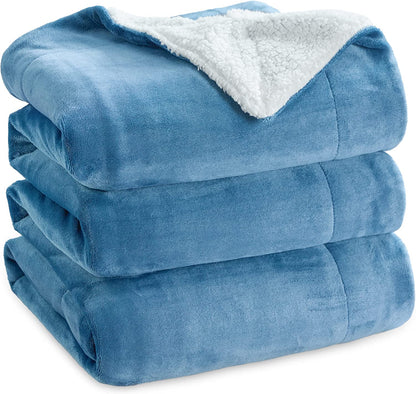 Throw Blanket - Luxurious Soft and Warm Sofa Blanket, Grey, 50x60 Inches