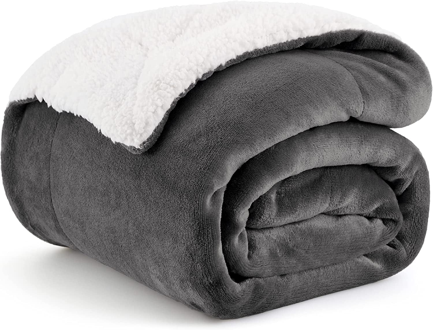 Throw Blanket - Luxurious Soft and Warm Sofa Blanket, Grey, 50x60 Inches