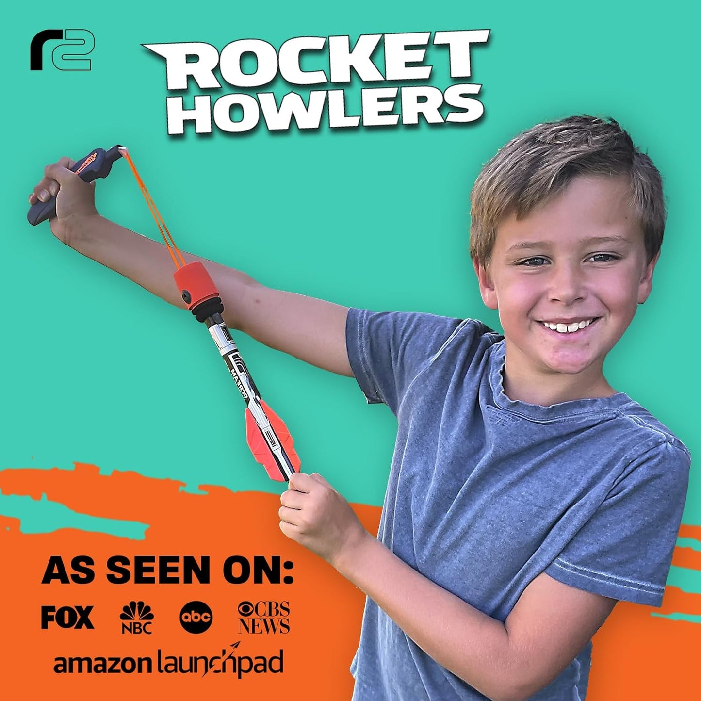 Toy Rocket Launcher: Outdoor Slingshot Rocket Set -Ages 8+