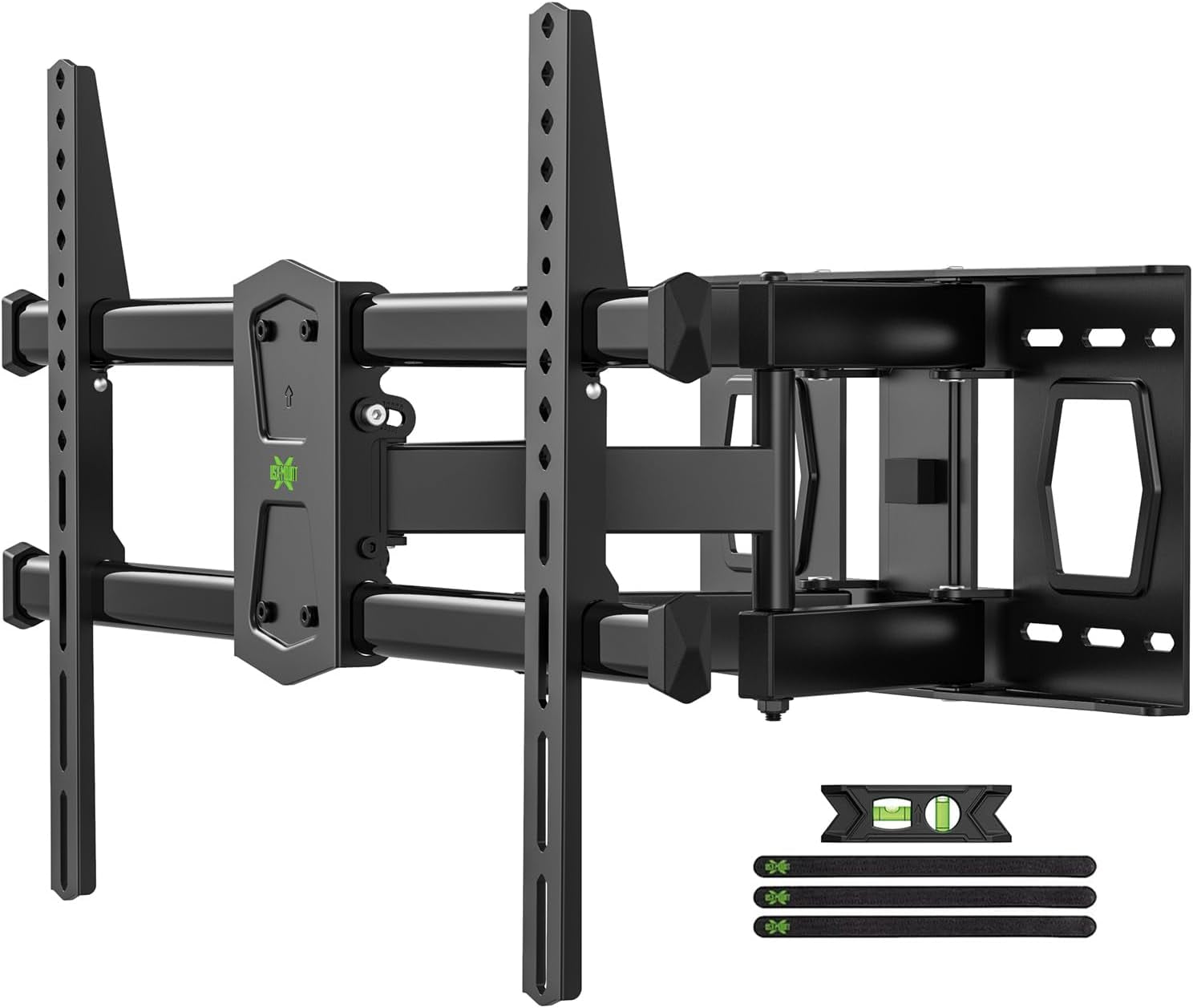Full Motion TV Wall Mount for 42"-84" TVs, Articulating Swivel and Tilt Bracket, Max VESA 600x400mm, Supports Up to 120 lbs