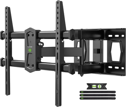 Full Motion TV Wall Mount for 42"-84" TVs, Articulating Swivel and Tilt Bracket, Max VESA 600x400mm, Supports Up to 120 lbs