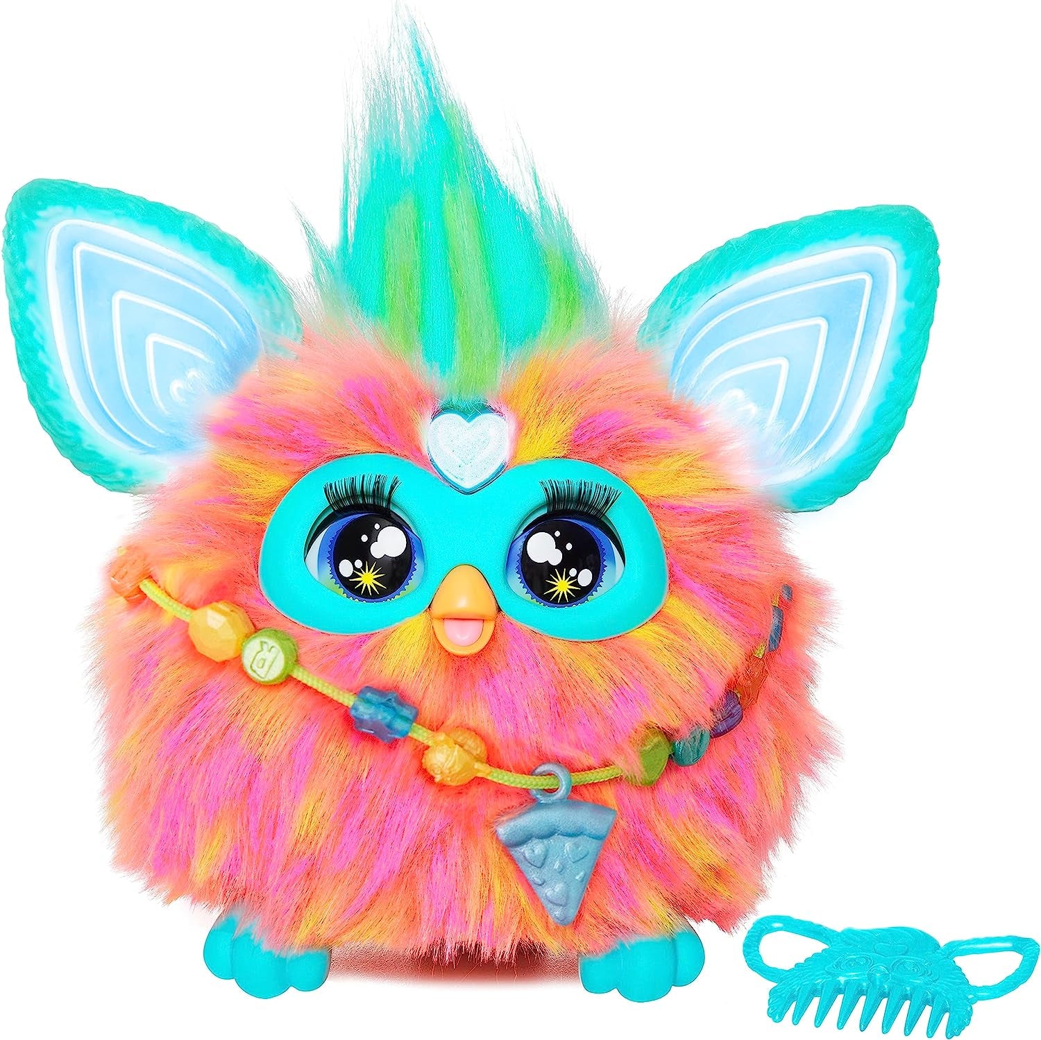 Tie Dye, 15 Fashion Accessories, Interactive Plush Toys for 6+, Voice Activated Animatronic (English Version)