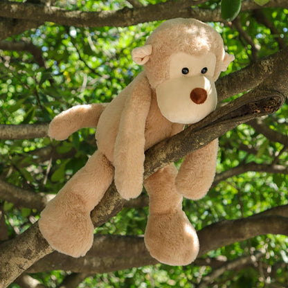 Toys Plush Light Brown Monkey Stuffed Animal Soft Cuddly Perfect for Child (Light Browm Monkey ，9 Inches)