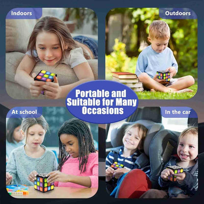 Kids Gift Toy Game Cube: Magic Cube Light up Puzzle Game for Ages 8+