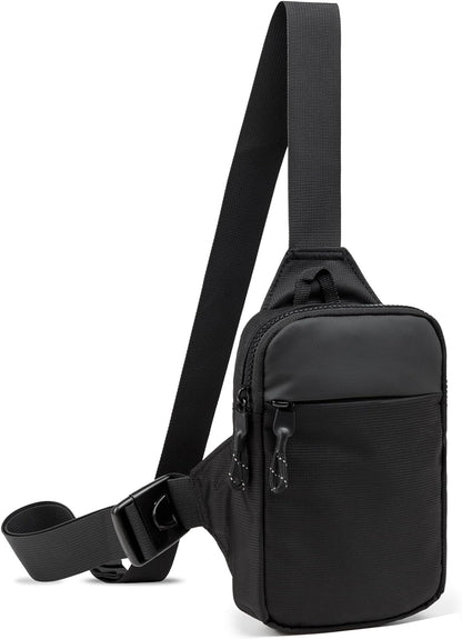 Compact Waterproof Crossbody Sling Bag for Travel - Unisex Casual Design