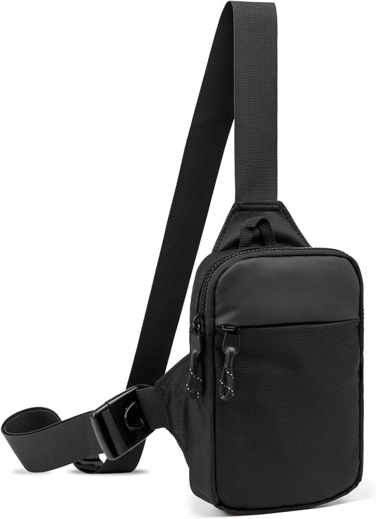 Compact Waterproof Crossbody Sling Bag for Travel - Unisex Casual Design