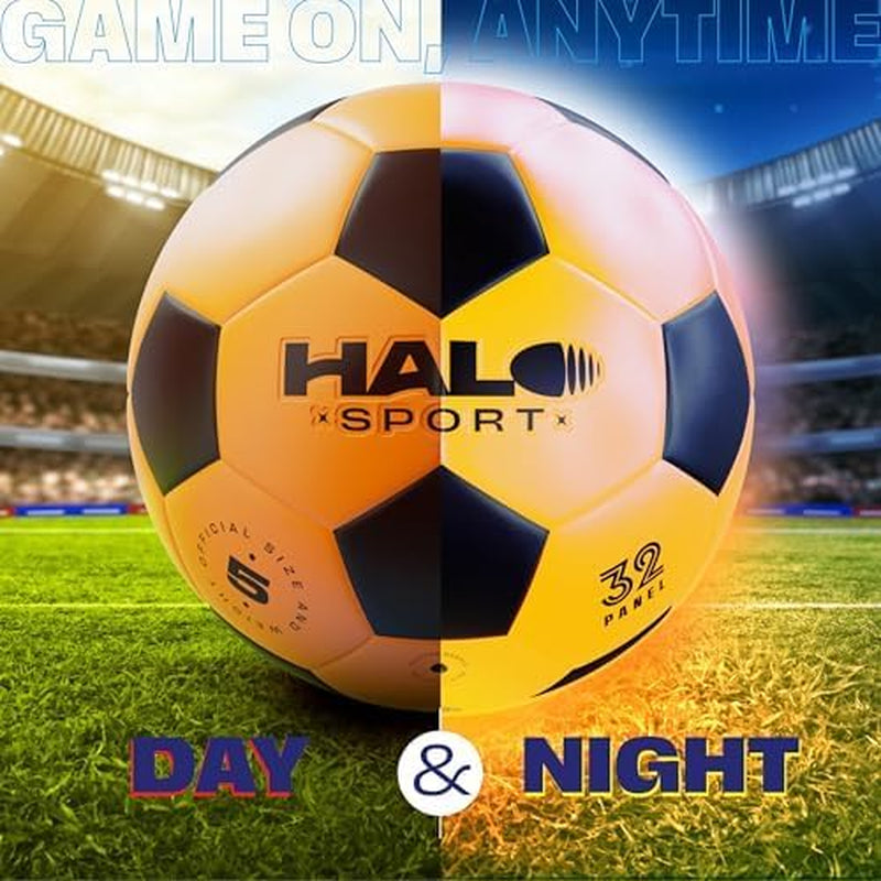 Rechargeable Glow-in-the-Dark Soccer Ball - Ideal Gift for Boys Aged 7-14 - Perfect Outdoor Toy and Soccer Accessory