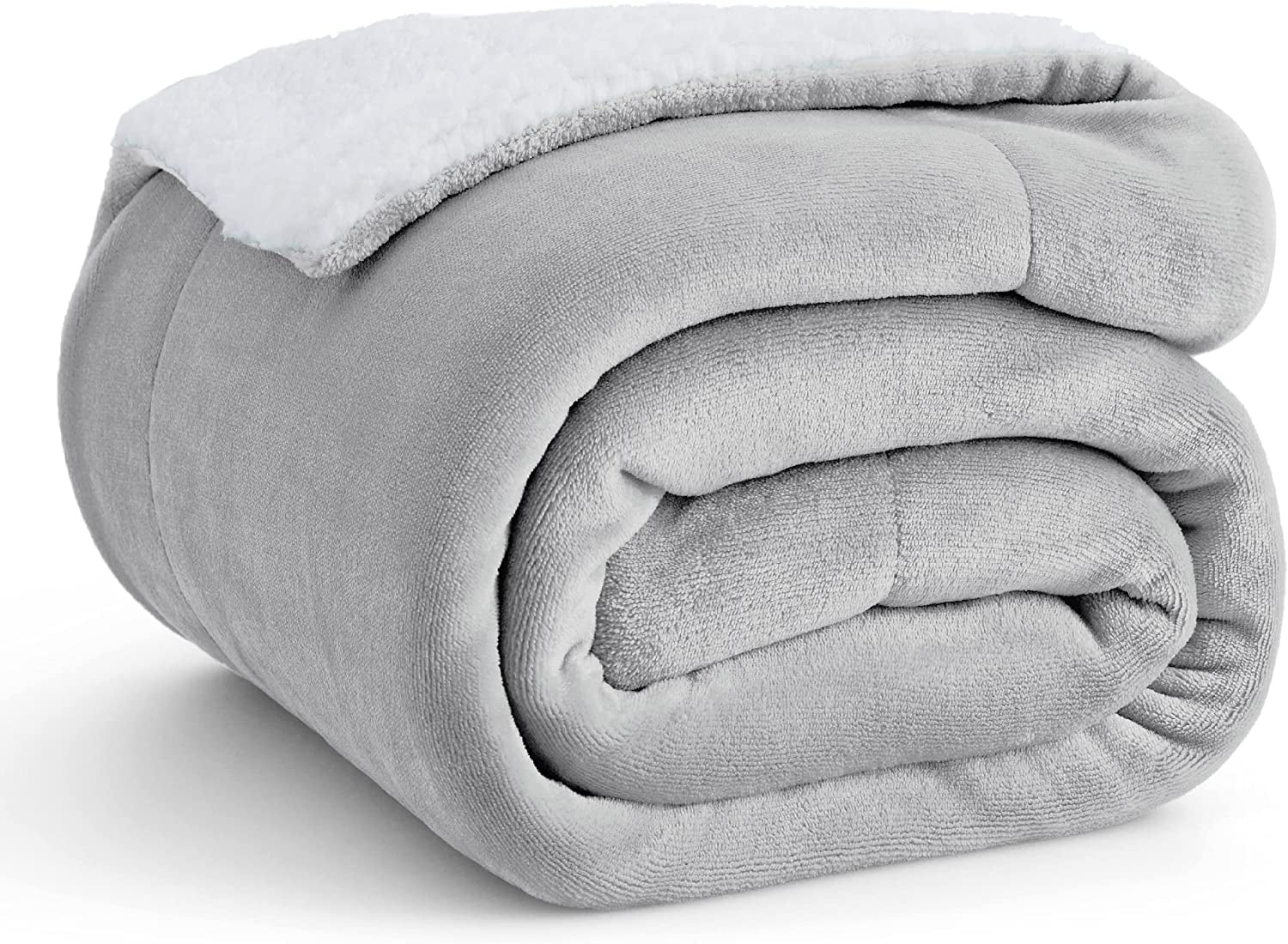 Throw Blanket - Luxurious Soft and Warm Sofa Blanket, Grey, 50x60 Inches