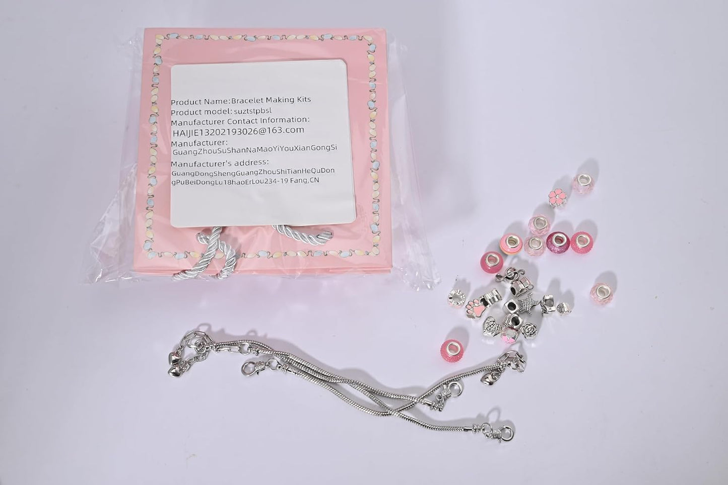 Charm Bracelet Making Kit for Girls Aged 4-12 - DIY Jewelry Craft Supplies and Arts & Crafts Set