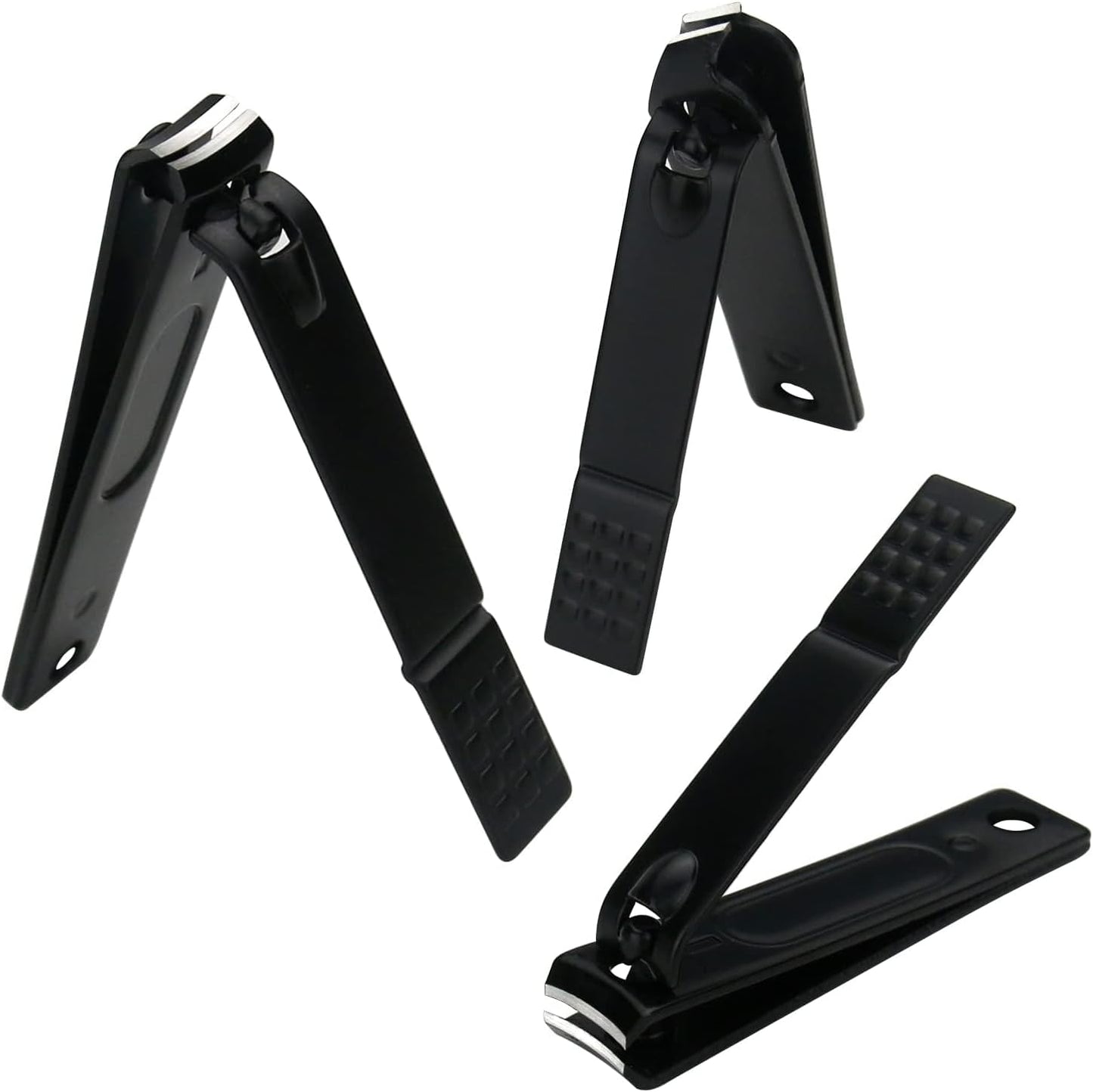 Professional 10-in-1 Stainless Steel Manicure Set with Leather Travel Case - Nail Clippers and Care Tools in Black