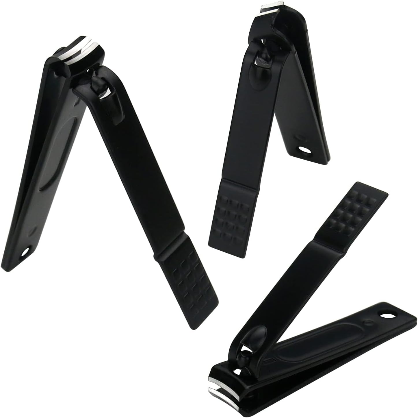 Professional 10-in-1 Stainless Steel Manicure Set with Leather Travel Case - Nail Clippers and Care Tools in Black