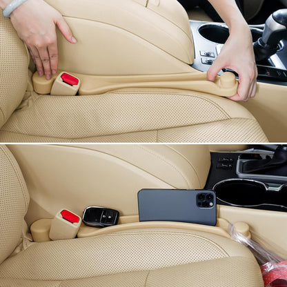 Multifunctional Car Seat Gap Filler Set of 2 - Soft Foam Organizer with Hook Function - Universal Fit 