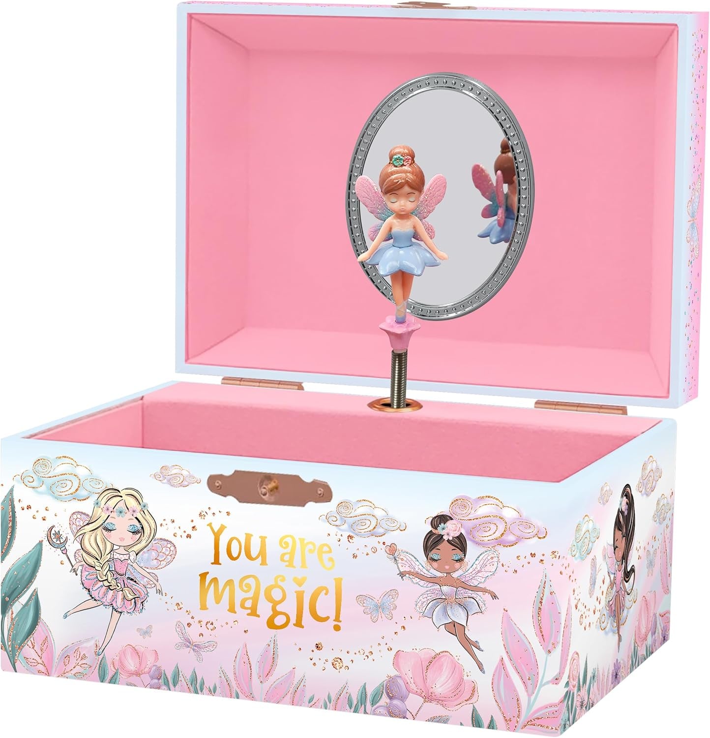 Musical Unicorn Jewelry Box for Girls - Enchanting Spinning Unicorn Music Box, Ages 3+ Dimensions: 6 x 4.7 x 3.5 inches