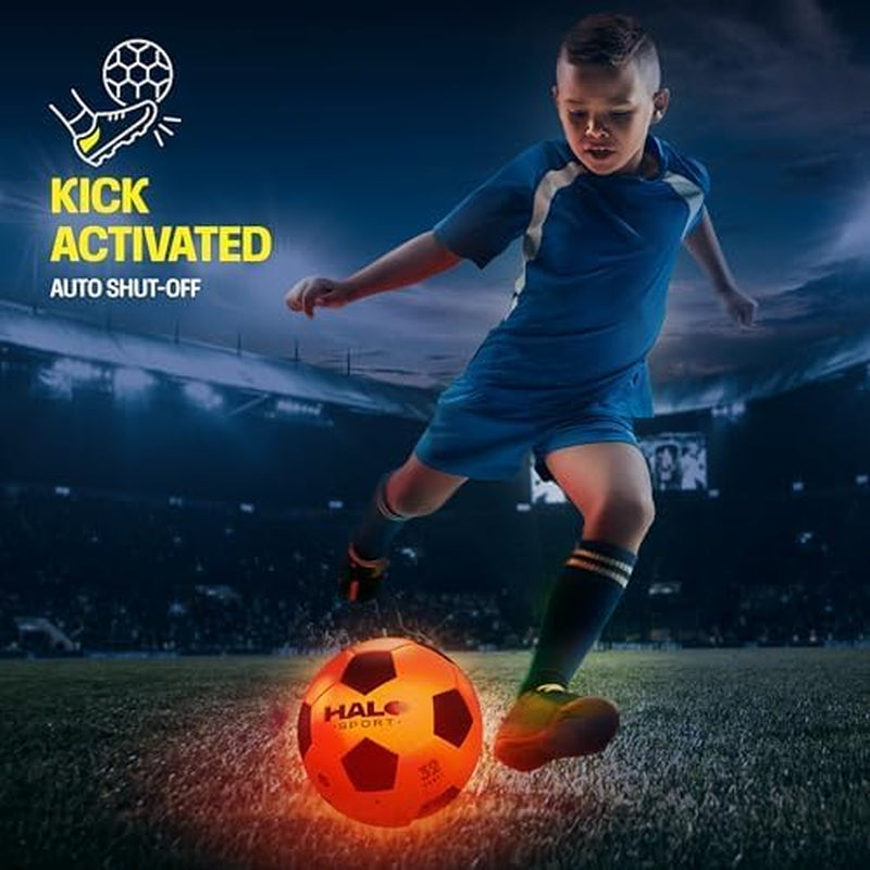 Rechargeable Glow-in-the-Dark Soccer Ball - Ideal Gift for Boys Aged 7-14 - Perfect Outdoor Toy and Soccer Accessory