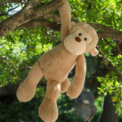 Toys Plush Light Brown Monkey Stuffed Animal Soft Cuddly Perfect for Child (Light Browm Monkey ，9 Inches)