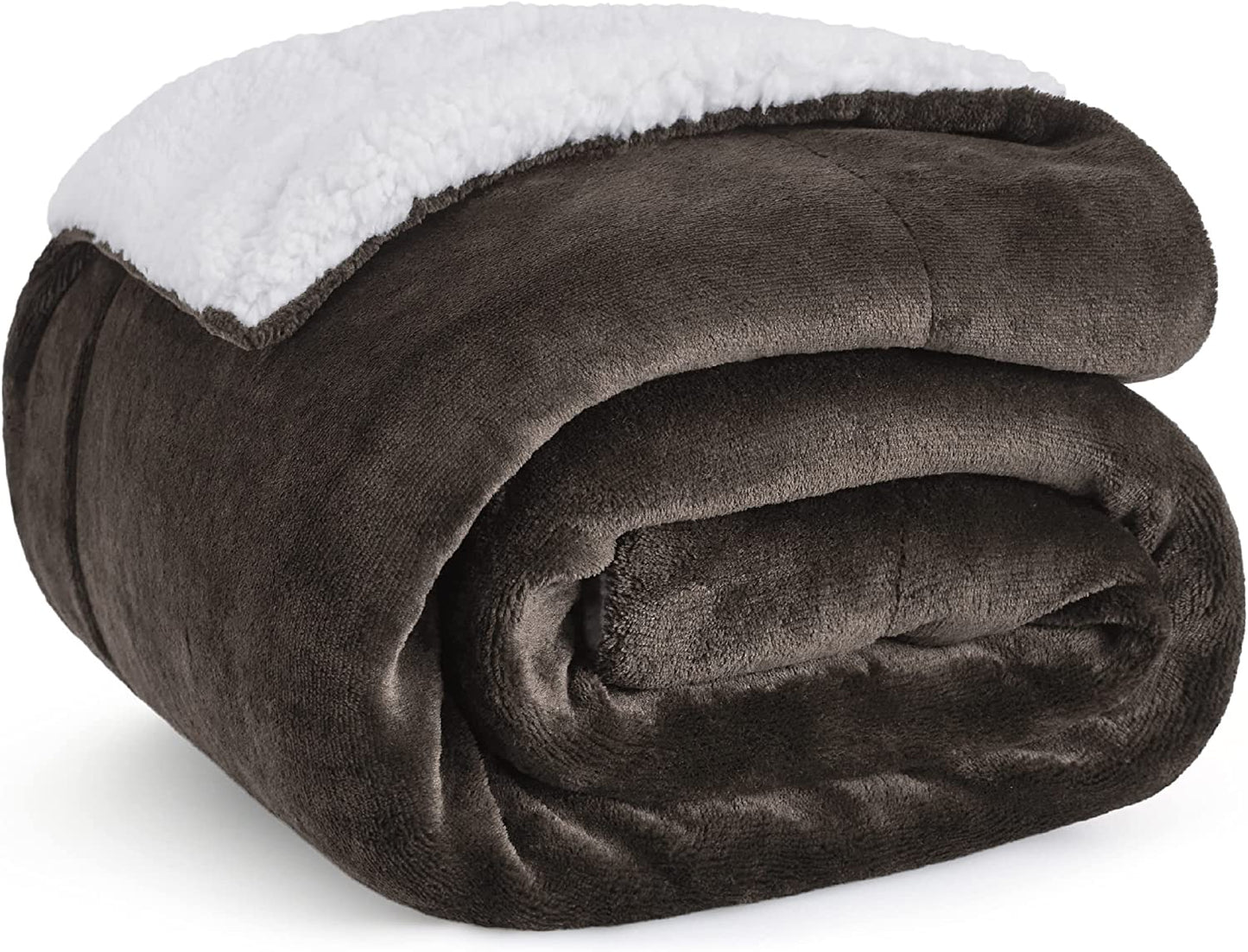 Throw Blanket - Luxurious Soft and Warm Sofa Blanket, Grey, 50x60 Inches