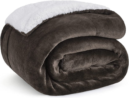 Throw Blanket - Luxurious Soft and Warm Sofa Blanket, Grey, 50x60 Inches