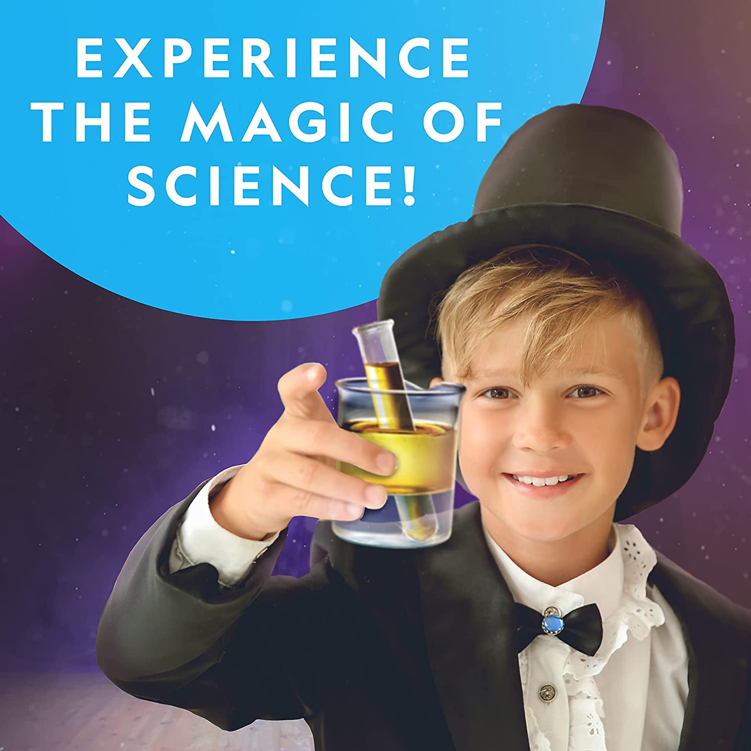 Science Magic Kit: 50 Unique Experiments and Magic Tricks for Kids - Chemistry Set Educational Toy