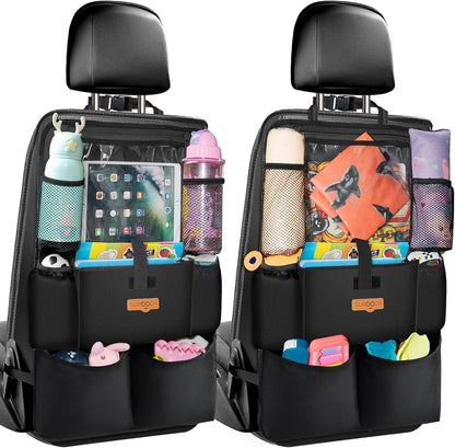 Premium Backseat Car Organizer with Tablet Holder and Multiple Storage Pockets for Kids