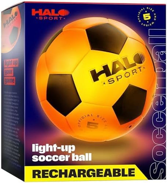 Rechargeable Glow-in-the-Dark Soccer Ball - Ideal Gift for Boys Aged 7-14 - Perfect Outdoor Toy and Soccer Accessory