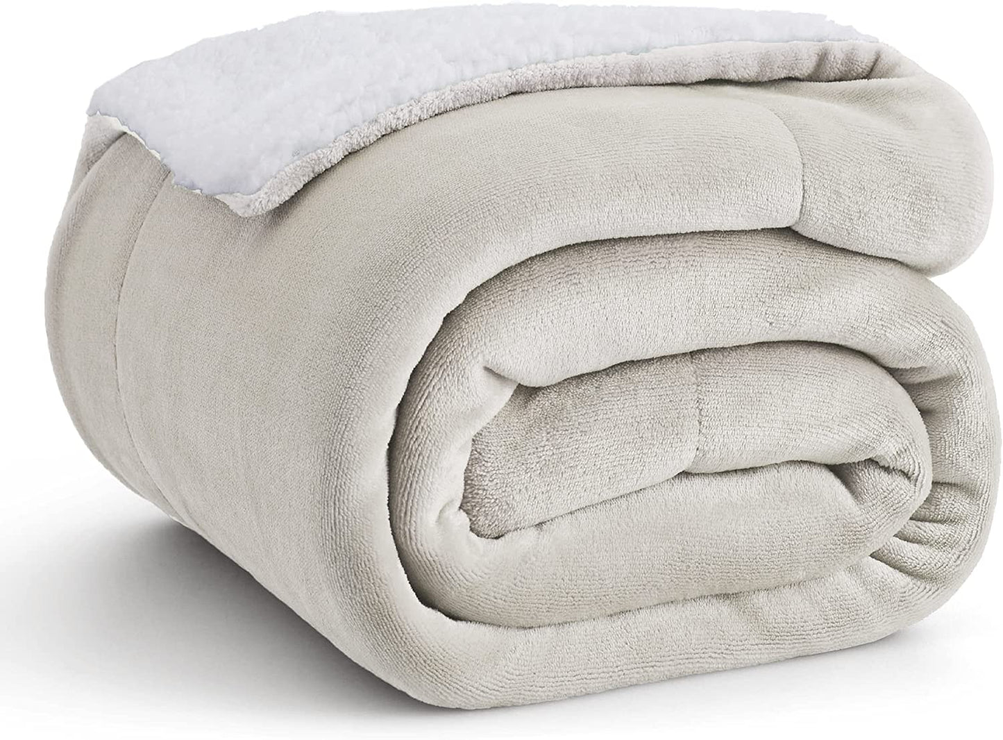 Throw Blanket - Luxurious Soft and Warm Sofa Blanket, Grey, 50x60 Inches