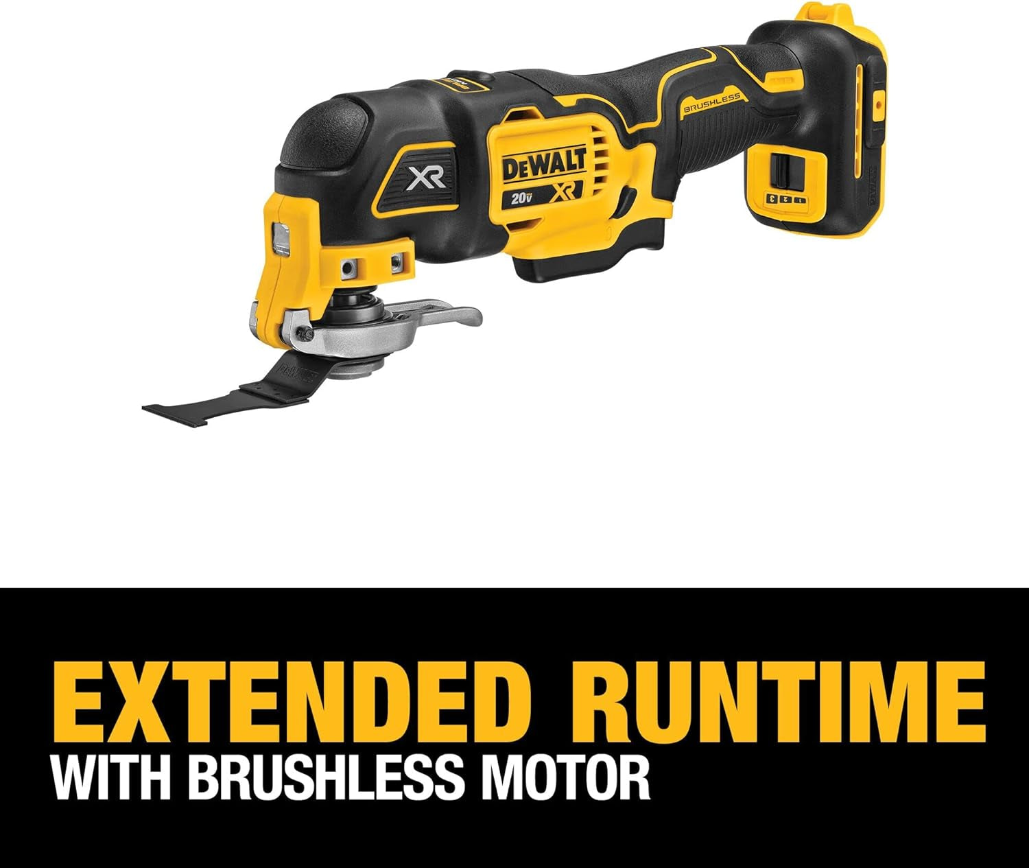 20V Variable 3 Speed Oscillating Multi-Tool, Led, Universal Adapter, Dual Grip