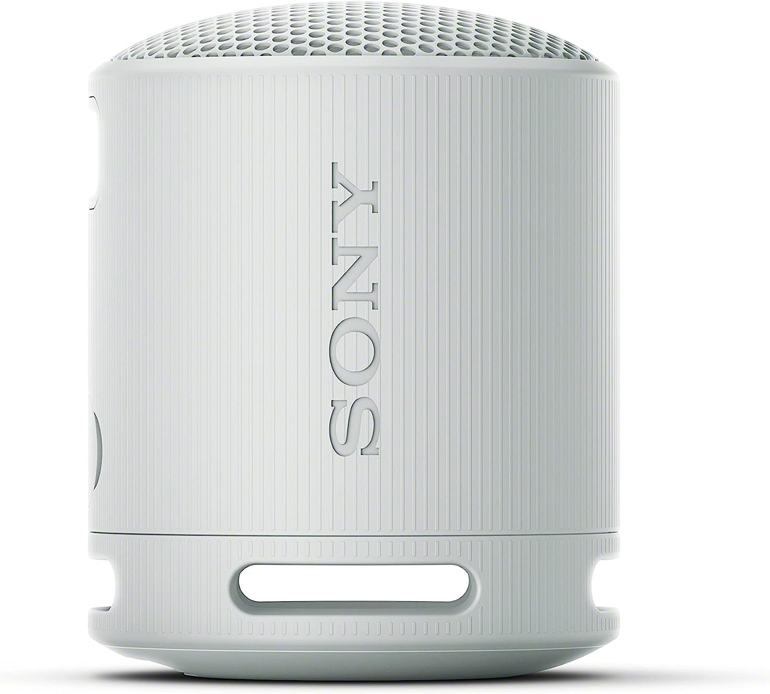 SRS-XB100 Wireless Bluetooth Portable Speaker - IP67 Waterproof & Dustproof, 16-Hr Battery Life, Strap, Hands-Free Calling - Grey