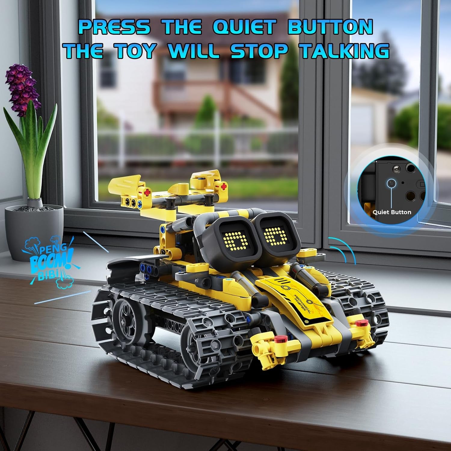  Educational Robot Building Set for Ages 8+ Remote and App-Controlled 5-in-1 Wall Robot Coding Kit, (435 Pieces)