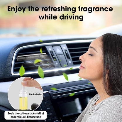 Set of 2 Custom Car Vent Diffusers with Three Personalized Aroma Sticks