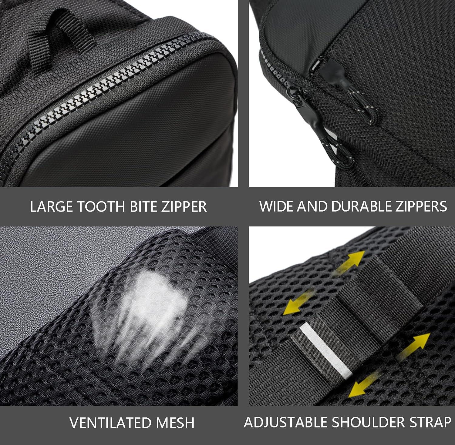 Compact Waterproof Crossbody Sling Bag for Travel - Unisex Casual Design
