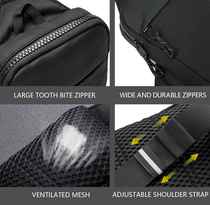 Compact Waterproof Crossbody Sling Bag for Travel - Unisex Casual Design