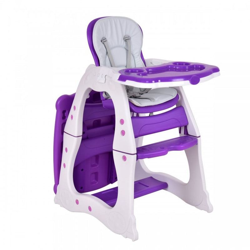 3-in-1 Infant Table and Chair Set with High Chair Functionality