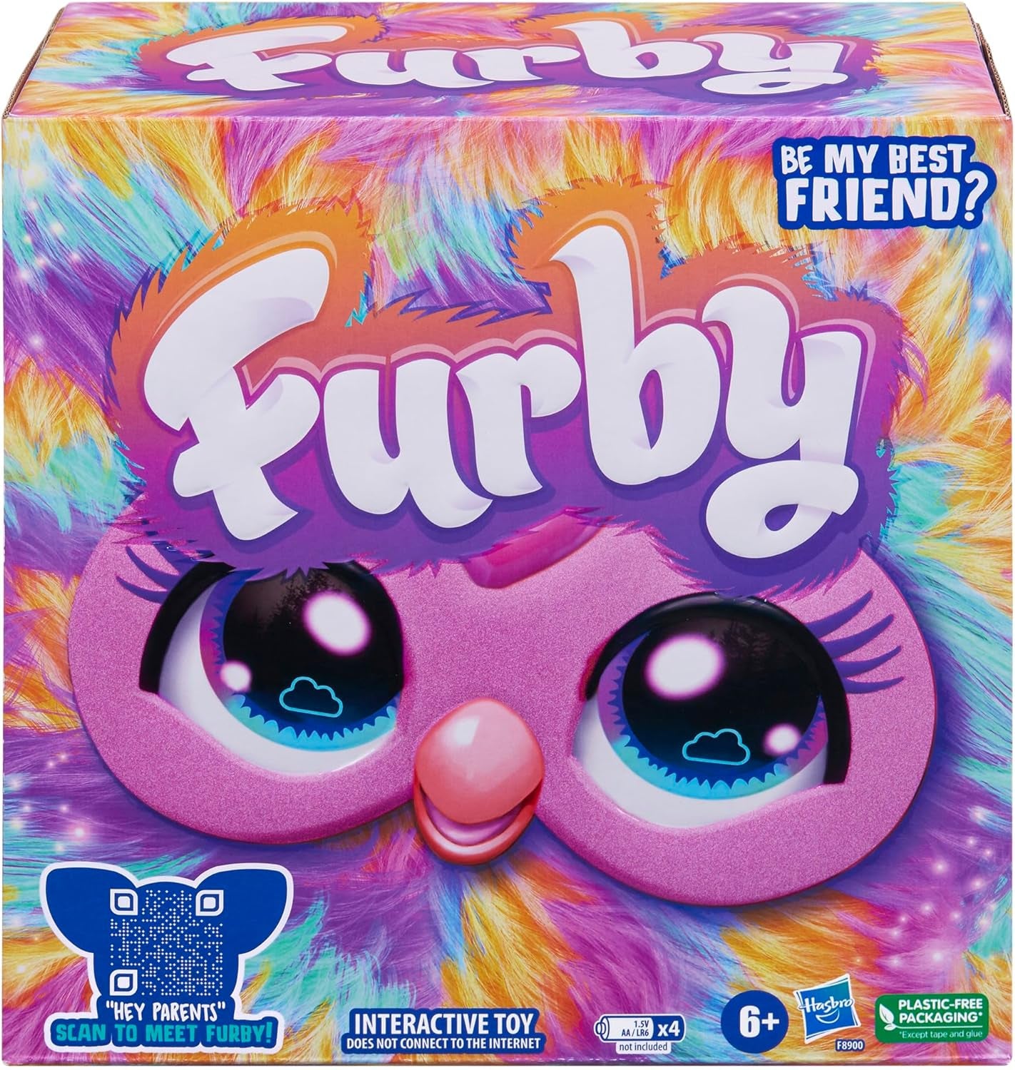 Tie Dye, 15 Fashion Accessories, Interactive Plush Toys for 6+, Voice Activated Animatronic (English Version)