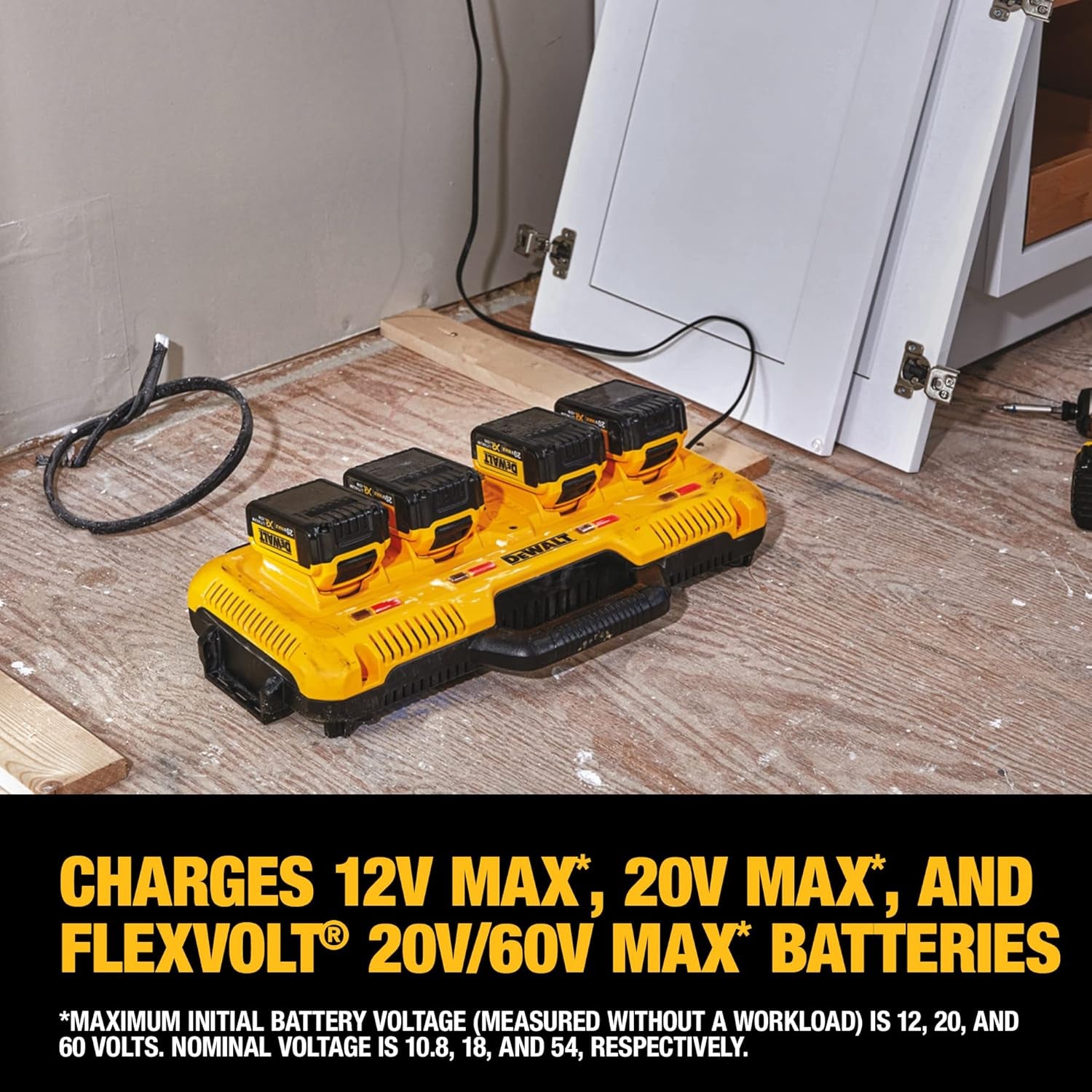 20V 4-Port Rapid Charger 8 Amps Output