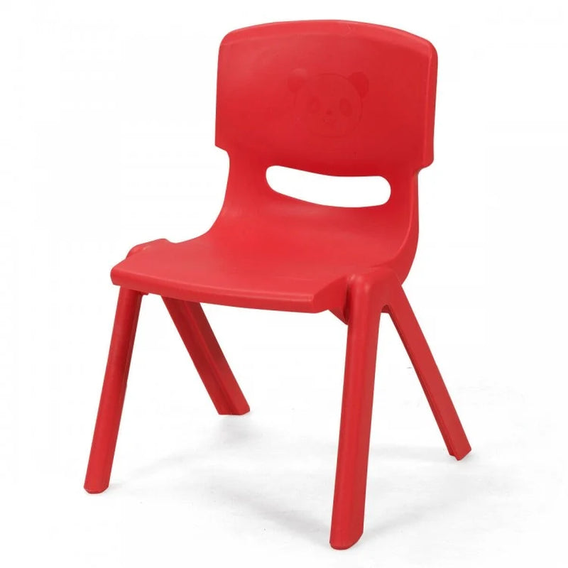 Set of 4 Stackable Plastic Classroom Chairs for Children