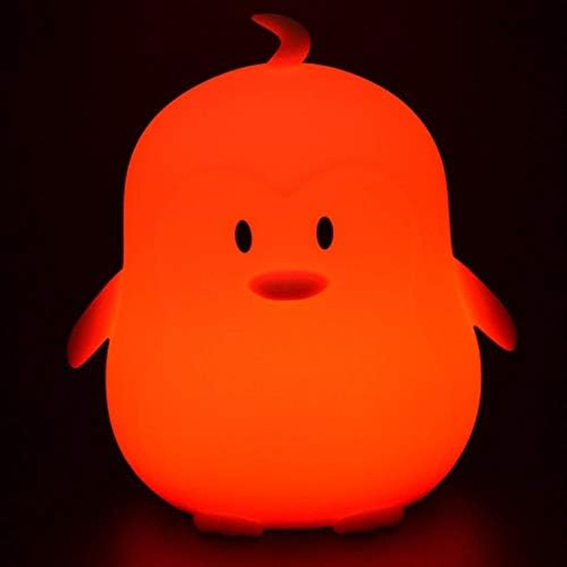 Squishy Lite Mallow Pets Penguin - Portable Night Light for Infants and Toddlers in White