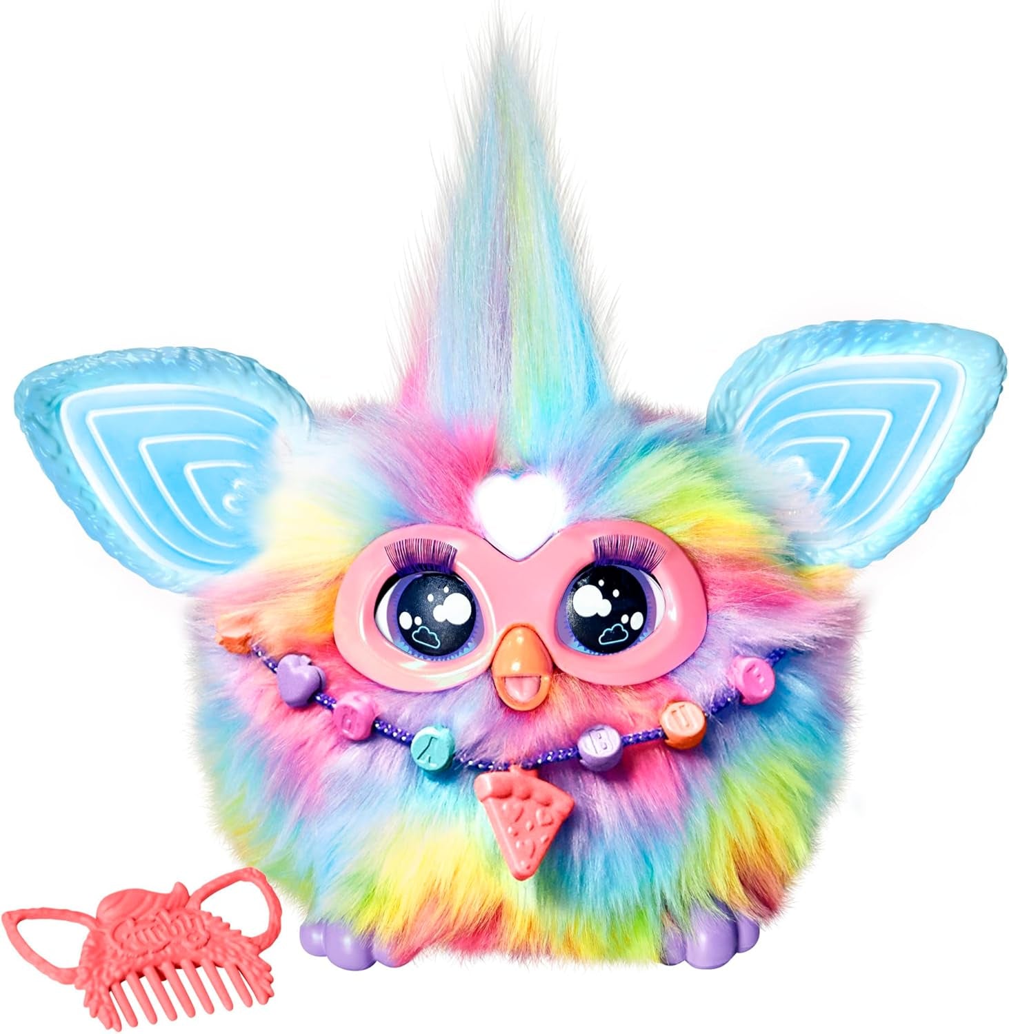 Tie Dye, 15 Fashion Accessories, Interactive Plush Toys for 6+, Voice Activated Animatronic (English Version)