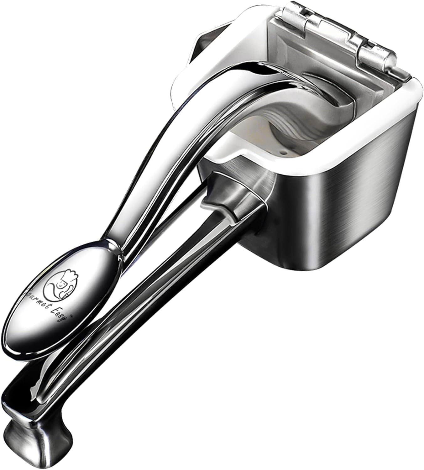 Stainless Steel Manual Citrus Juicer with 5-Year Warranty - Heavy Duty Lemon and Orange Squeezer