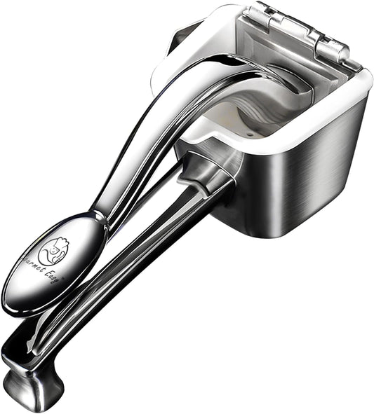 Stainless Steel Manual Citrus Juicer with 5-Year Warranty - Heavy Duty Lemon and Orange Squeezer
