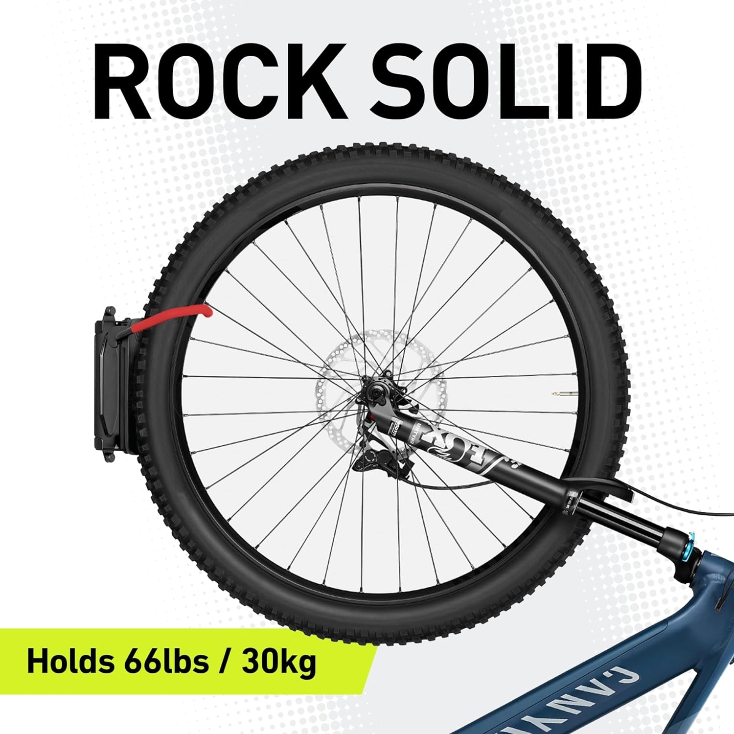 Vertical Swivel Bike Wall Mount - Professional Bicycle Storage Rack for Garage - Ideal for Mountain Bikes and Other Bicycles
