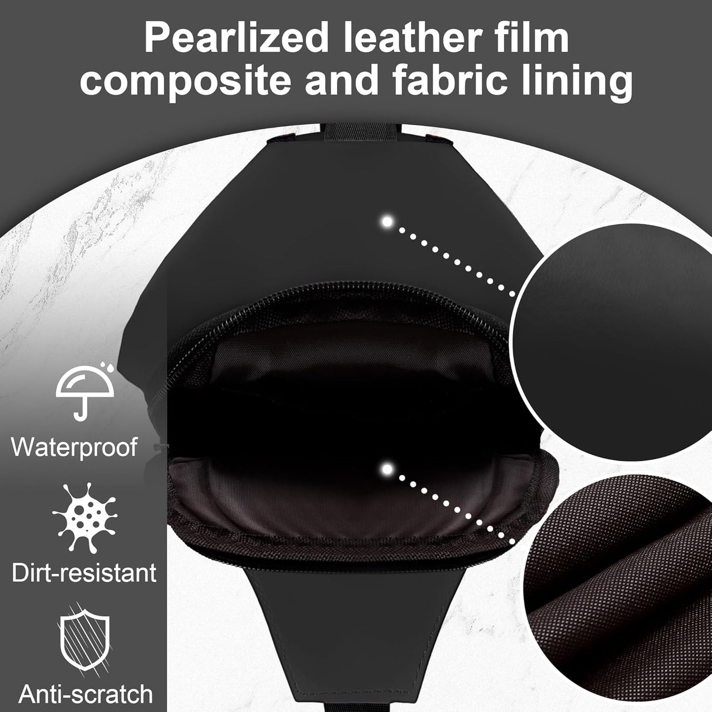 Crossbody Sling Backpack for Men and Women with USB Charging Port - Ideal for Hiking, Camping, Biking, and Travel